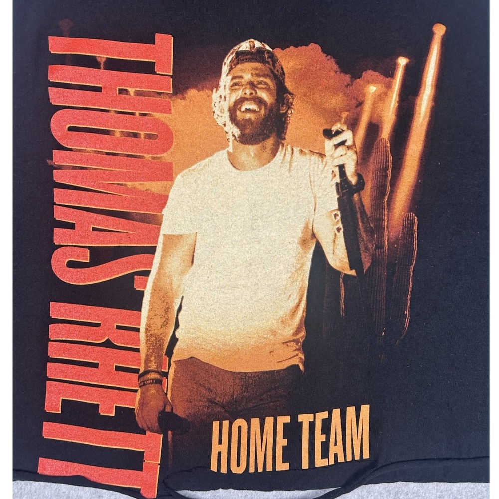 Thomas Rhett Home Team Tour 2023 Cut Off Tank Top LG Black Concert Country Tee - Picture 3 of 7